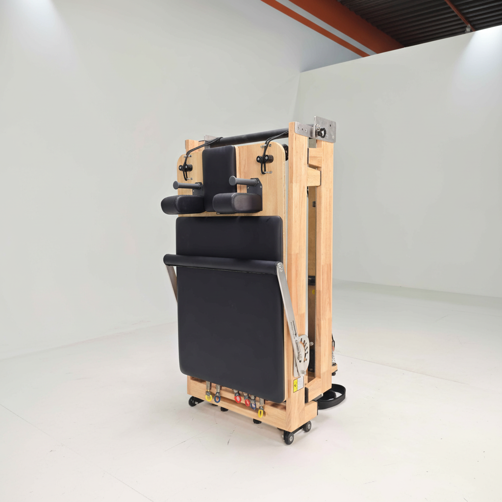 Pilates & Yoga With Harna - Commercial Foldable Oak & Aluminum Pilates
