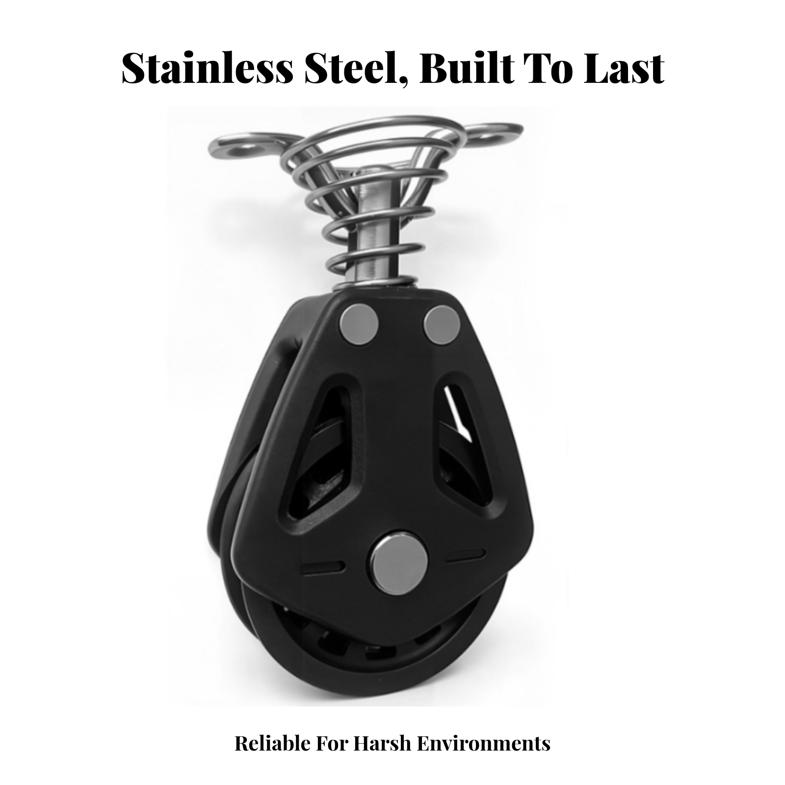 Pilates & Yoga With Harna - Compact Stainless Steel Pilates Pulley Part