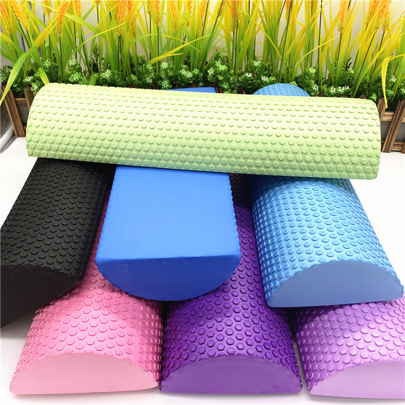 Pilates Yoga Shoes - 30/45cm Half Round EVA Massage Foam