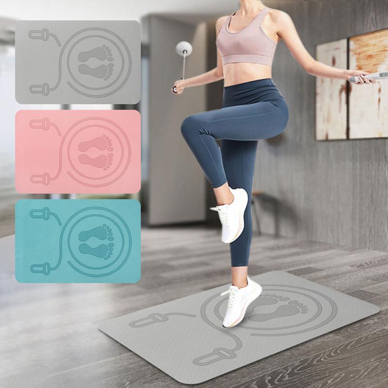 Pilates Yoga Shoes - 6mm Jump Rope Mat TPE Material