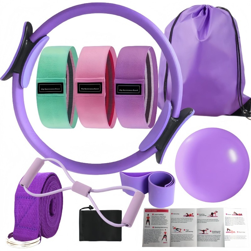 Pilates Yoga Ring - Yoga Pilates Combination 10-piece Set with