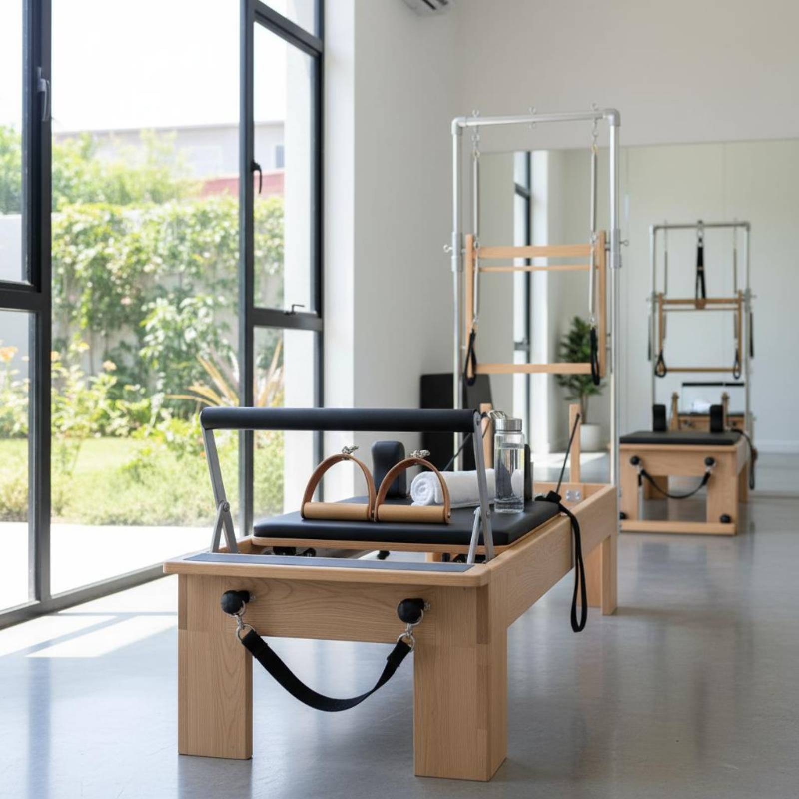 2 Pieces Leather Wood Handles  - Pilates & Yoga With Harna recension och pris