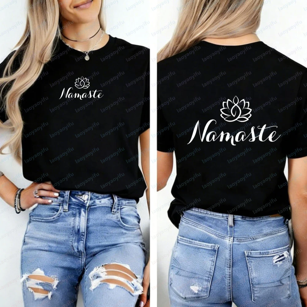 Namaste T Shirt Trending Yoga  - Yoga Pilates Girl recension och pris
