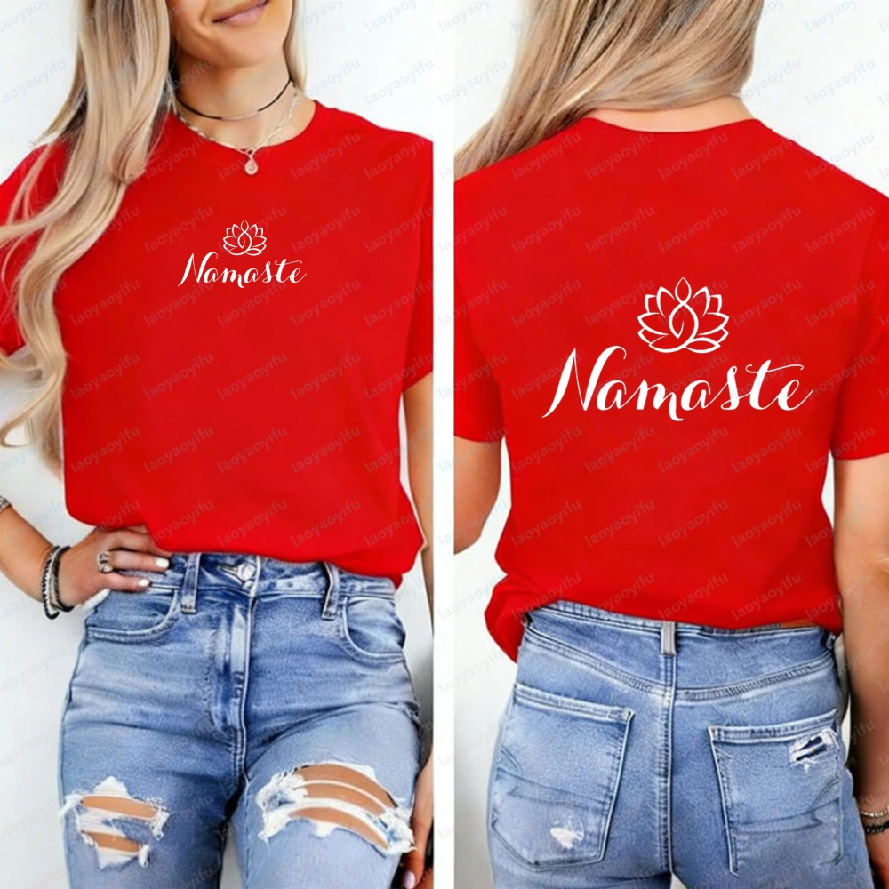 Namaste T Shirt Trending Yoga  - Yoga Pilates Girl recension och pris