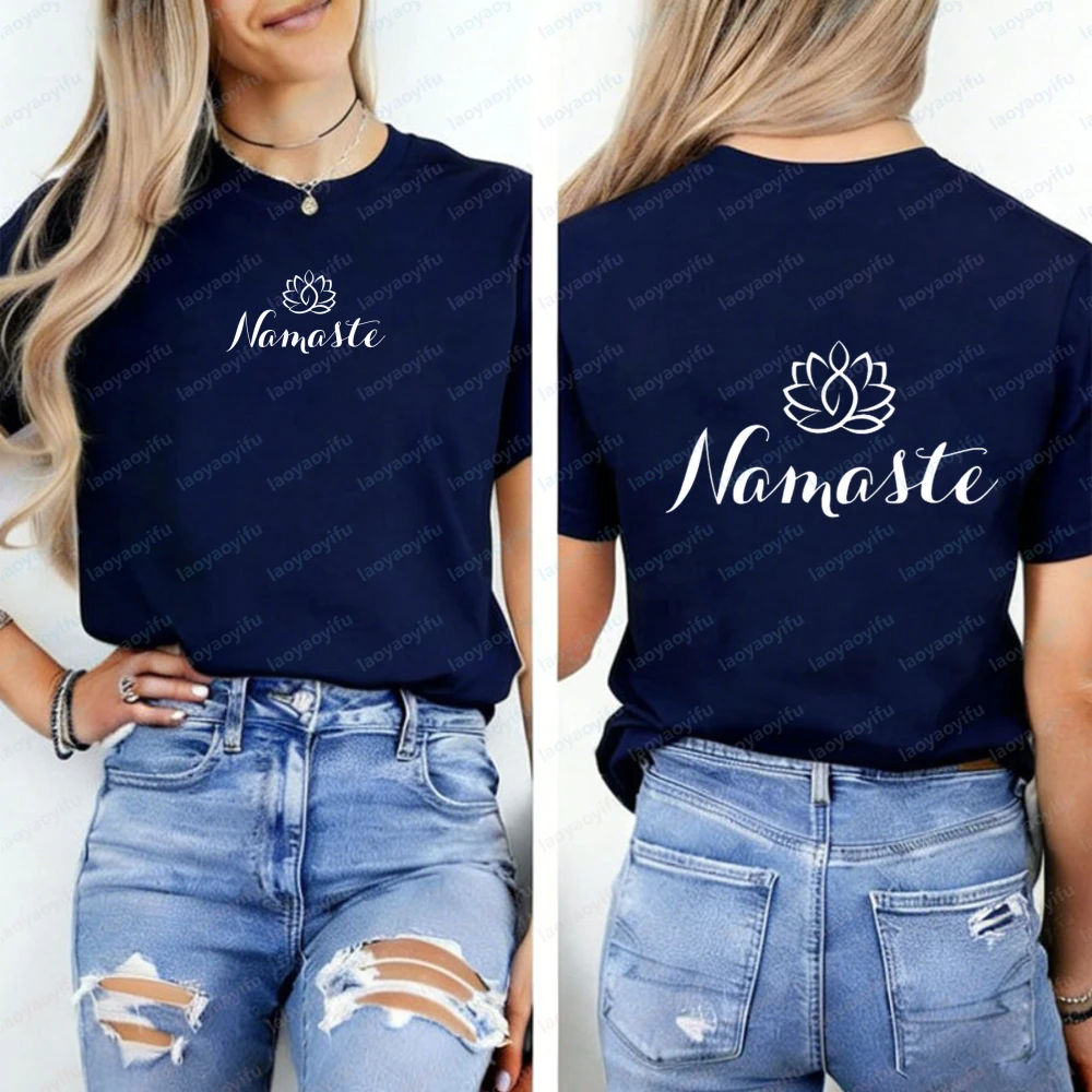 Namaste T Shirt Trending Yoga  - Yoga Pilates Girl recension och pris