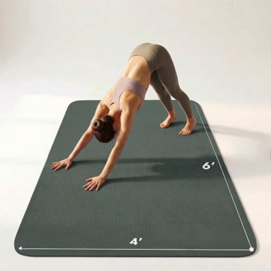 Large Yoga Mat 6'x 4'72x 481/4 - Pilates X Yoga recension och pris