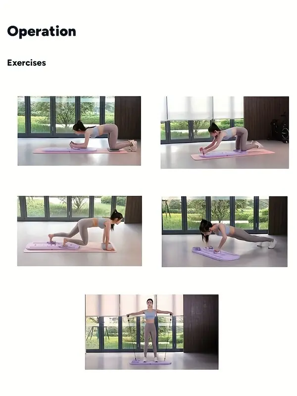 8-in-1 Multi-Functional Foldab - Pilates Yoga Board recension och pris