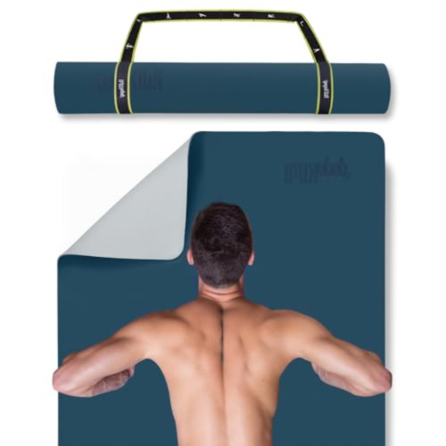 Extra Wide Yoga Mat for Men Wo - Pilates X Yoga recension och pris