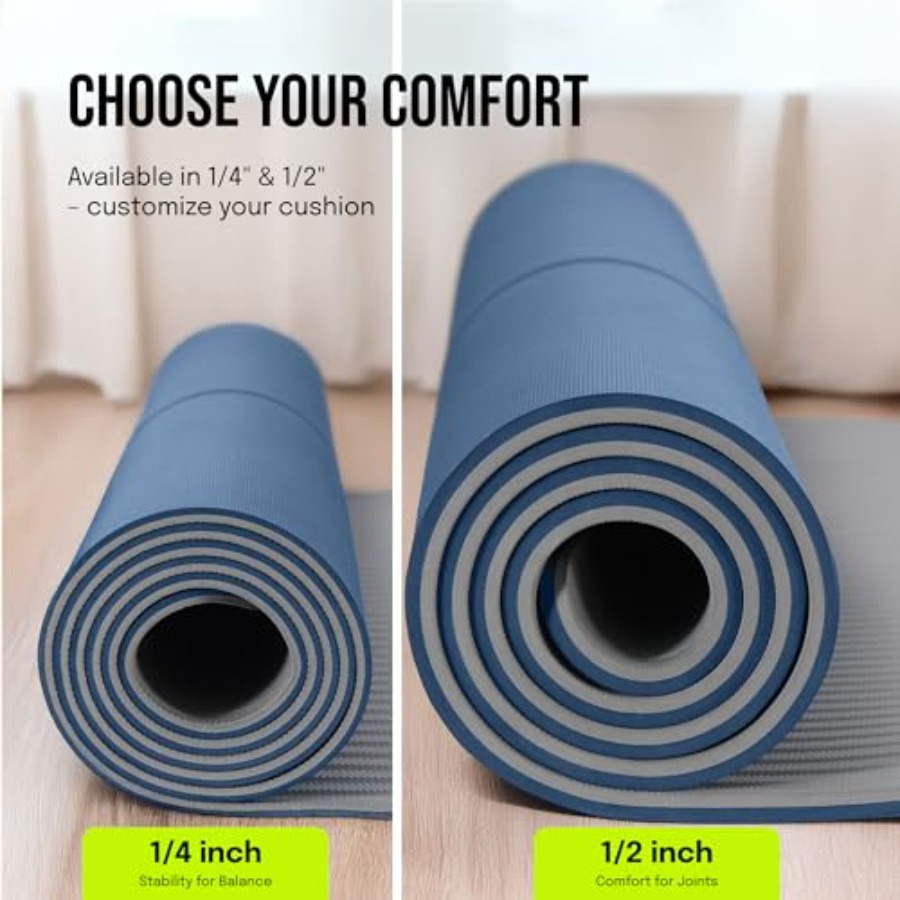 Extra Wide Yoga Mat for Men Wo - Pilates X Yoga recension och pris