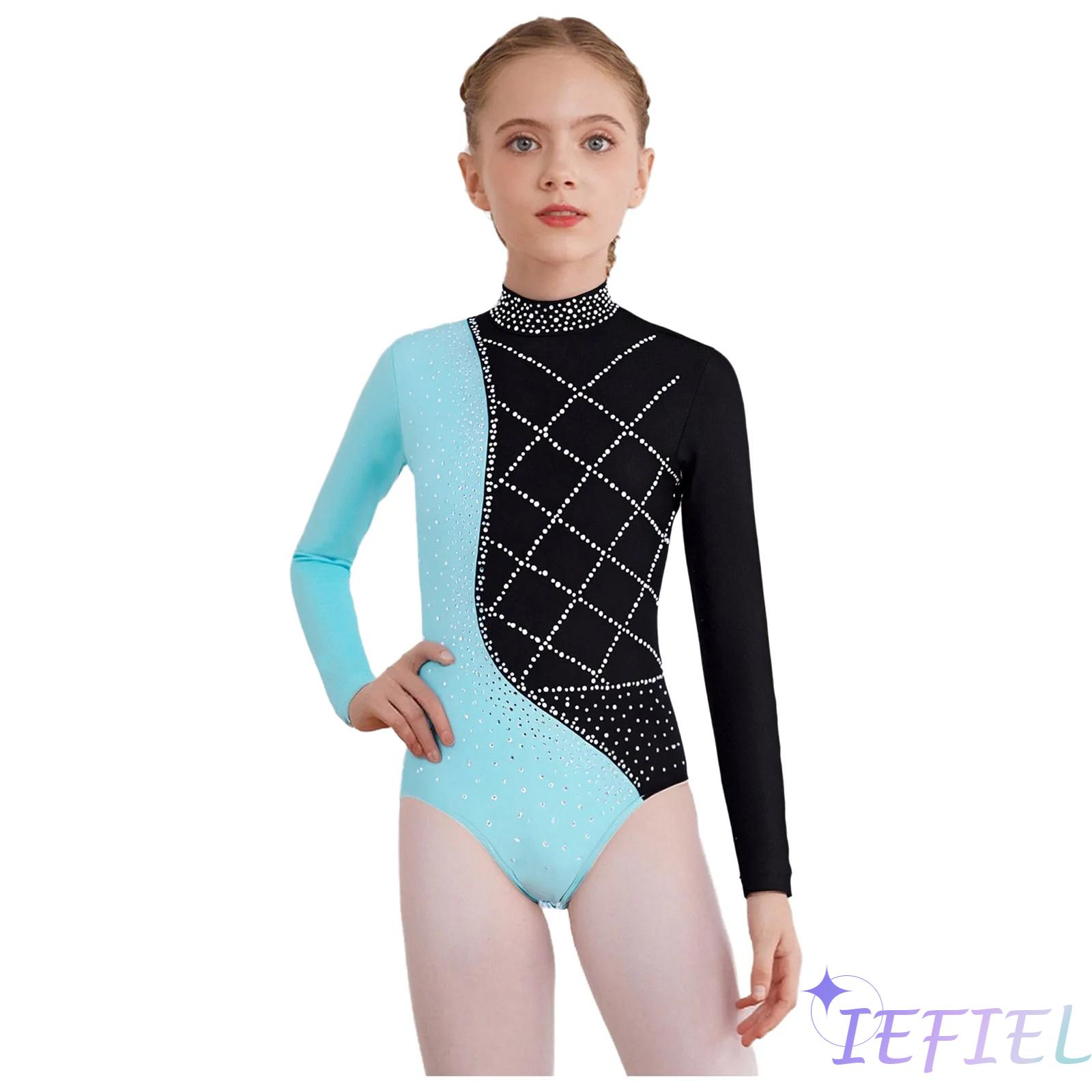 Girls Shiny Rhinestones Gymnas - Yoga Pilates Girl recension och pris