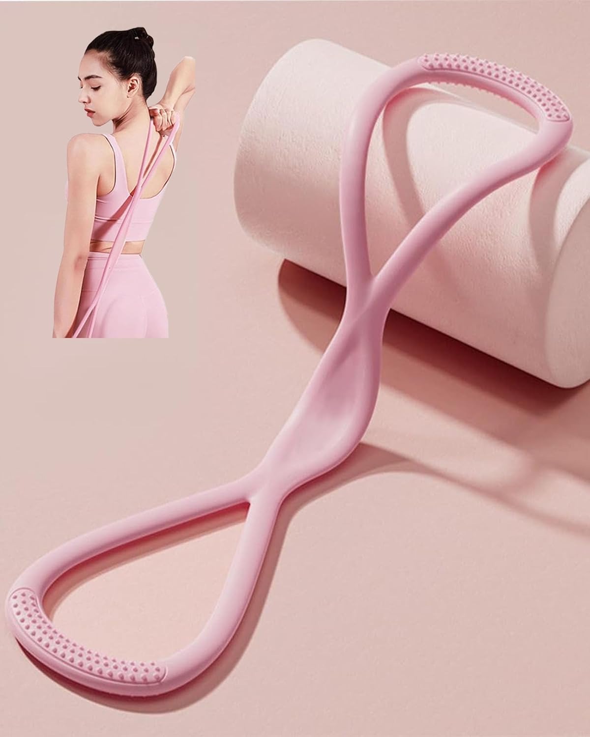 Figure-8 yoga resistance band, - Pilates Yoga Board recension och pris