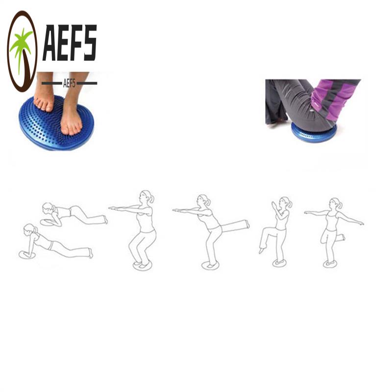 AEF5-Yoga Balls Massage Pad In - Exercise Disc Inflatable recension och pris
