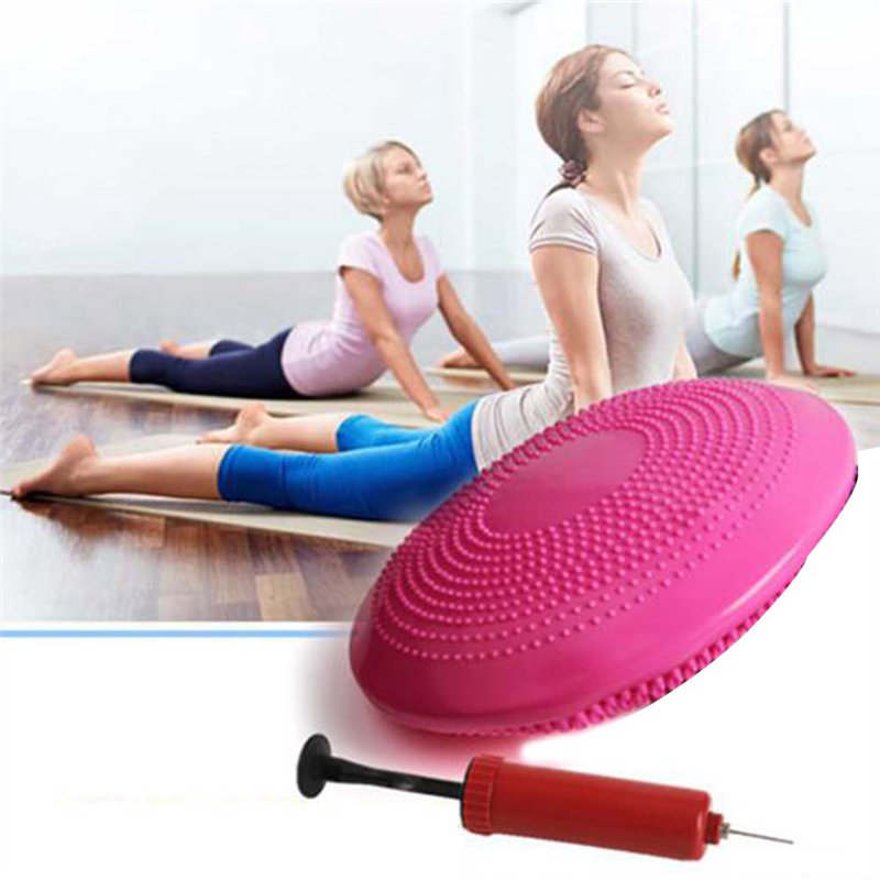 AEF5-Yoga Balls Massage Pad In - Exercise Disc Inflatable recension och pris