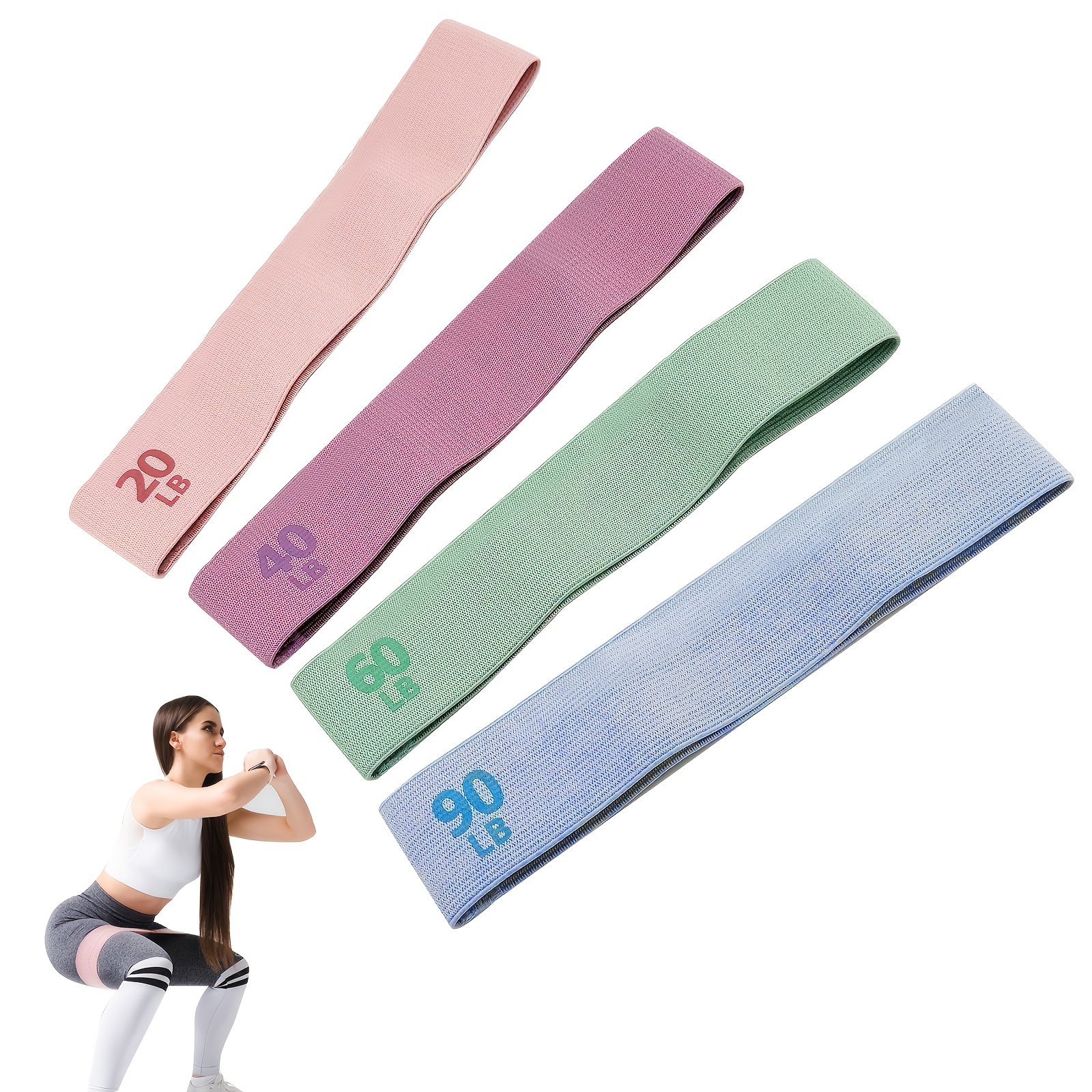 1Pc/4Pcs Fitness Resistance Ba - Pilates Yoga Board recension och pris