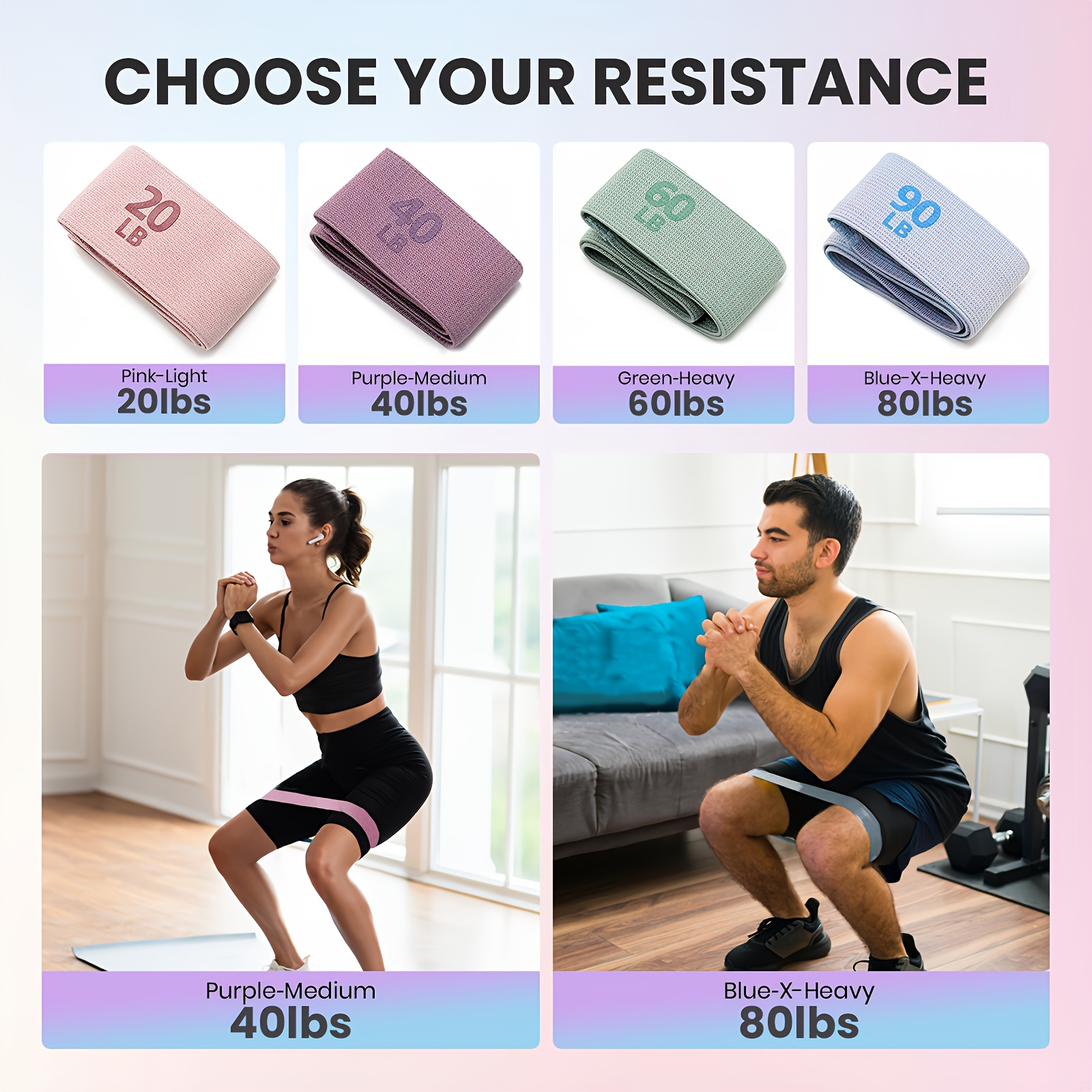 1Pc/4Pcs Fitness Resistance Ba - Pilates Yoga Board recension och pris