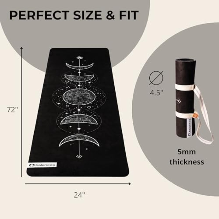 5mm Non Slip Suede TPE Yoga Ma - Pilates X Yoga recension och pris