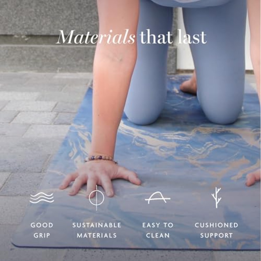 Suede yoga mat - Premium Print - Pilates X Yoga recension och pris