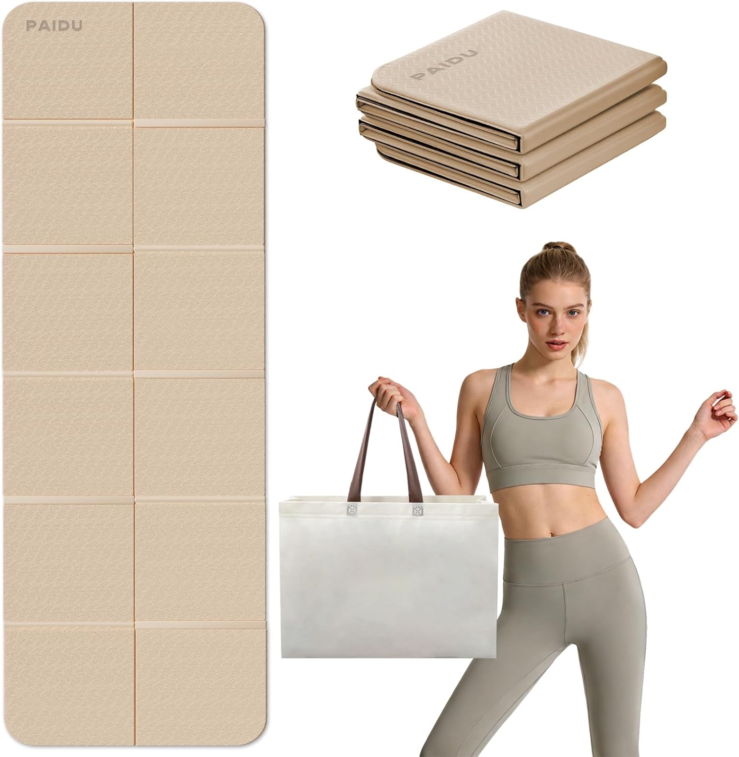 Foldable Yoga Mat for Travel,  - Pilates X Yoga recension och pris
