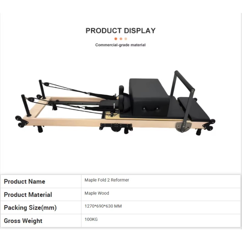 Multifunctional Foldable Maple - Pilates & Yoga With Harna recension och pris