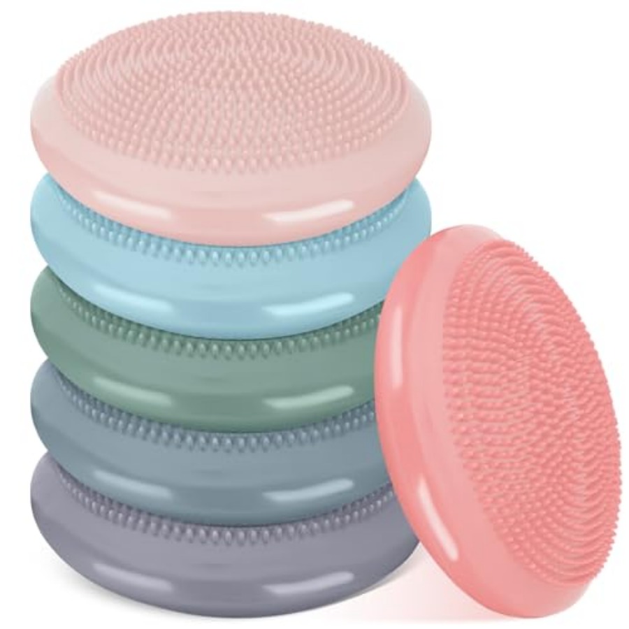 6 Pcs Wiggle Seat Inflated Wob - Exercise Disc Inflatable recension och pris