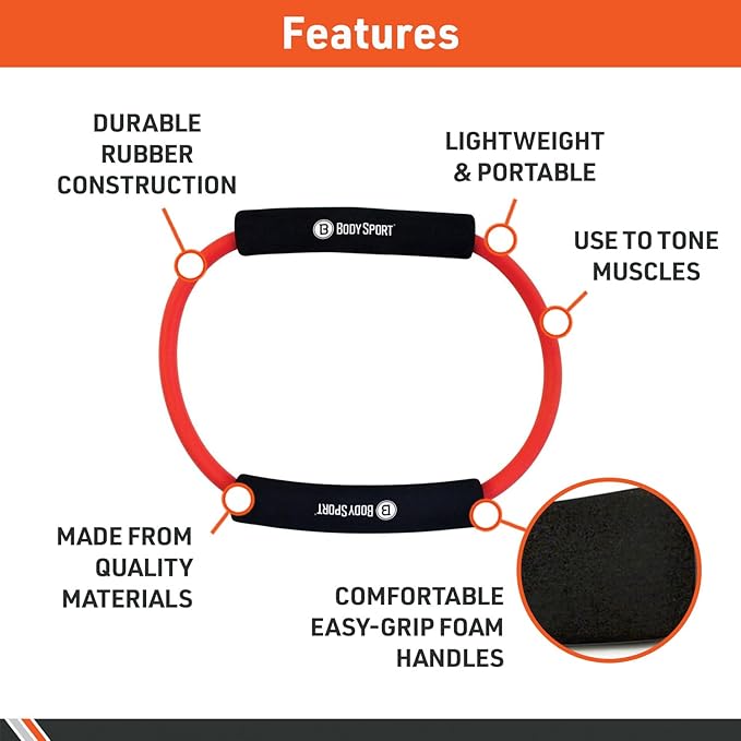 O-Shaped Resistance Band for S - Pilates Yoga Board recension och pris