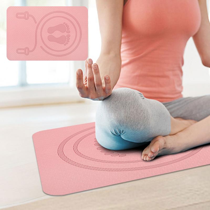 6mm Jump Rope Mat TPE Material - Pilates Yoga Shoes recension och pris