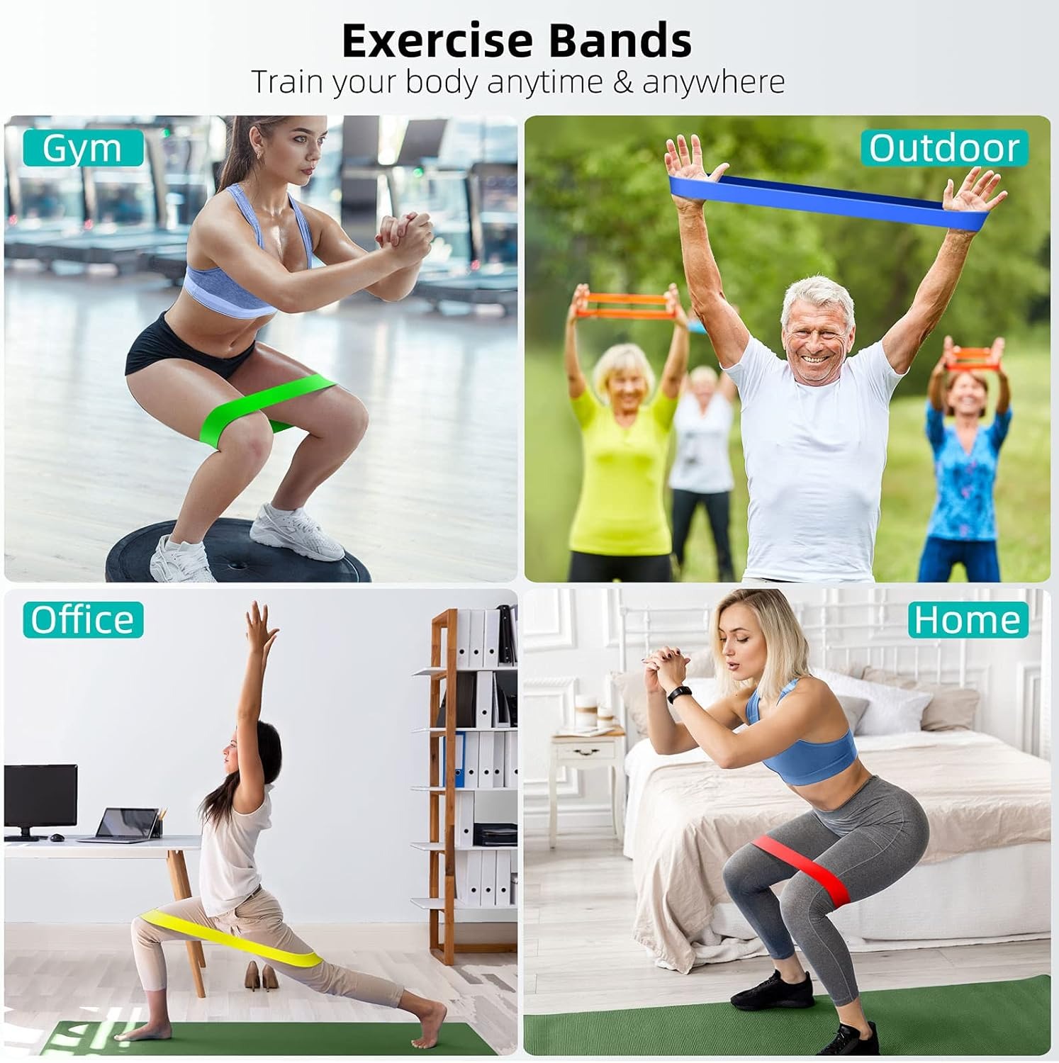 Different Resistance Bands Yog - Pilates Yoga Board recension och pris