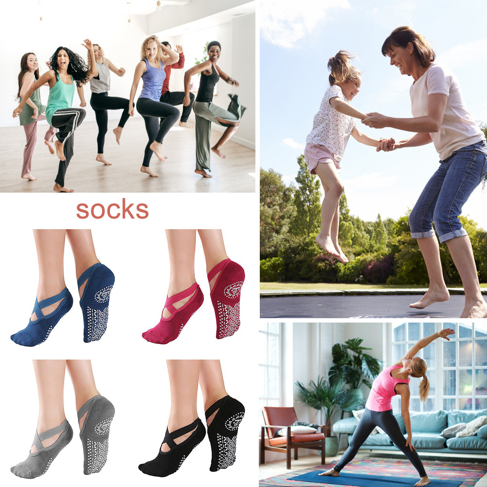 Women Yoga Socks Silicone Pila - Yoga Pilates Girl recension och pris