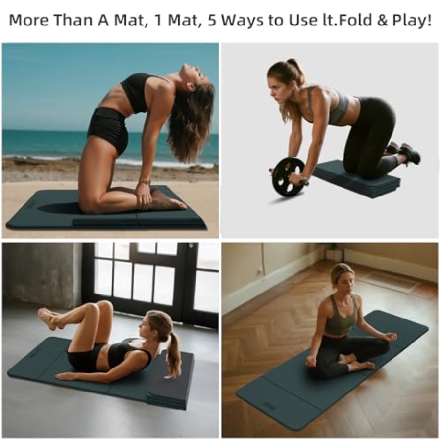 Foldable Yoga Mat 0.32 inches  - Pilates X Yoga recension och pris