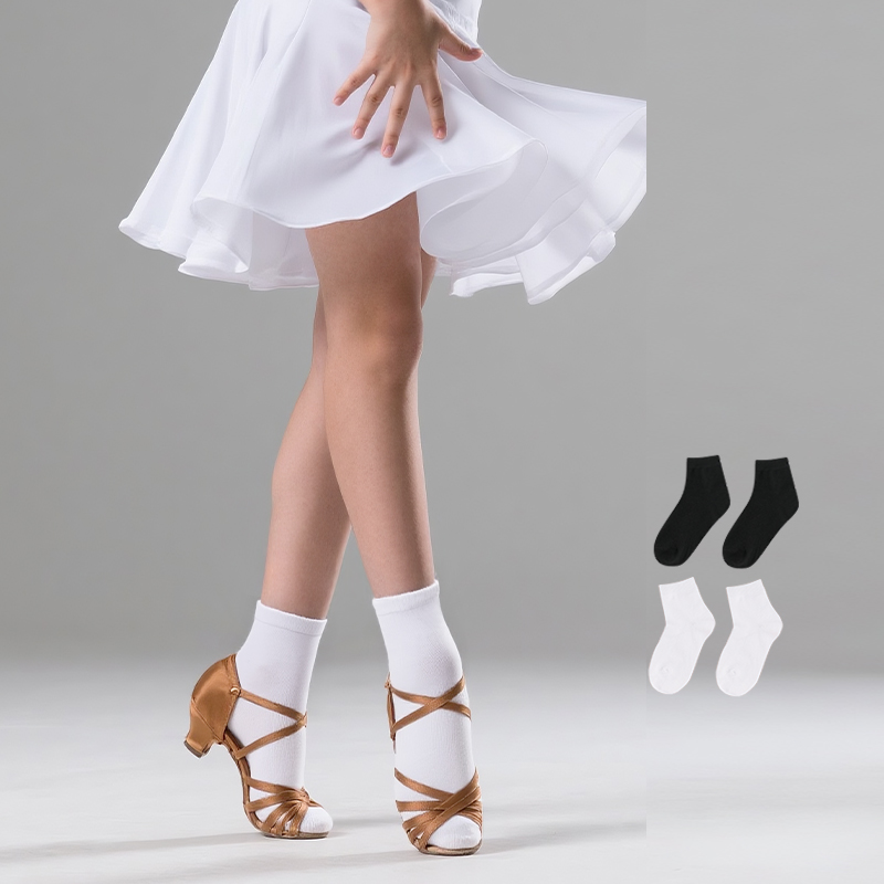 Girls Women Latin Socks White  - Yoga Pilates Girl recension och pris