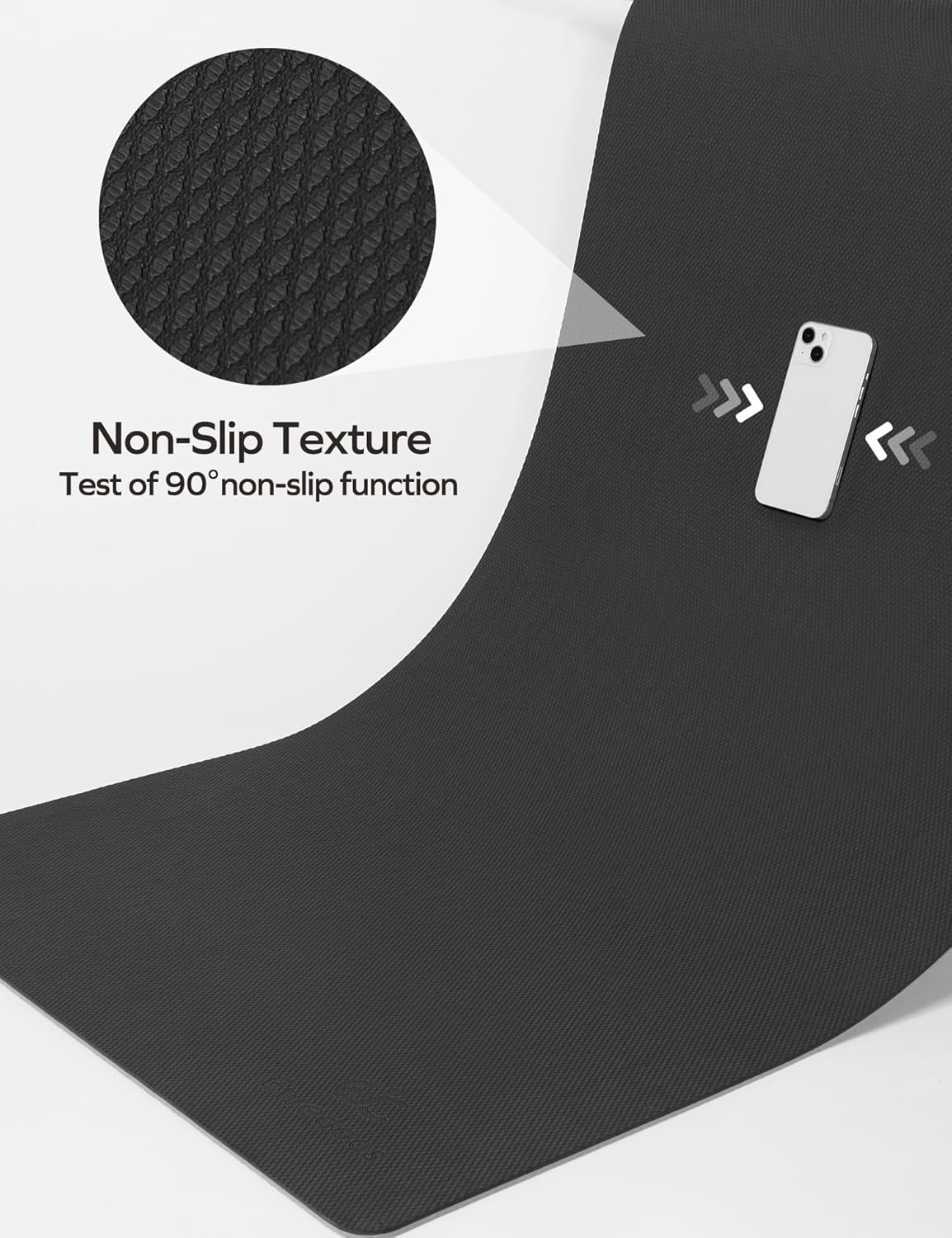 Thick TPE Yoga Mat Non Slip Ec - Pilates X Yoga recension och pris